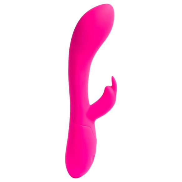 Platanomelón Lucas - vibrador con brazo clitorial recargable (rosa)