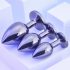 Playboy - juego de plugs anales (plata) - 3 piezas