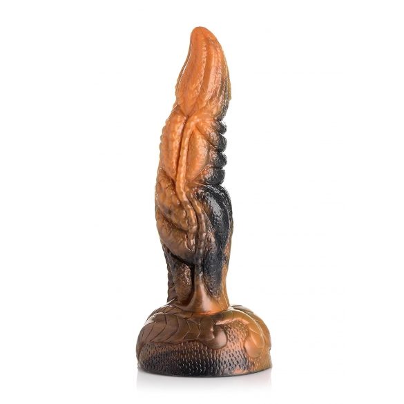 Ravager de Silicona Texturado - Dildo 20cm (Naranja)