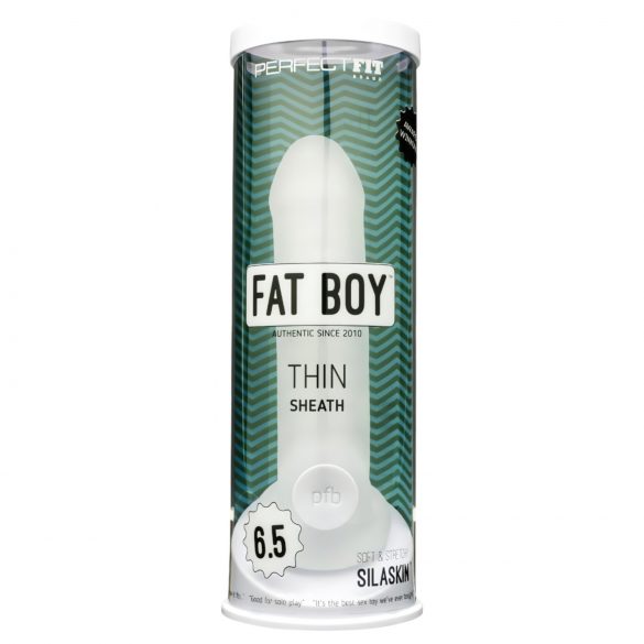 Fat Boy Fino - funda pene (17cm) - blanco leche