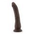 Dr. Skin 8.5 - Dildo realista con ventosa - marrón (20,5 cm)