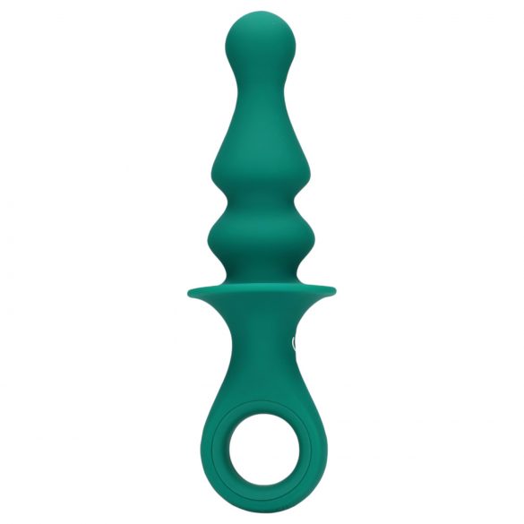 Loveline - vibrador anal con perlas recargable (verde)