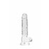 REALROCK - Consolador realista transparente (17 cm)