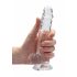 REALROCK - Consolador realista transparente (17 cm)