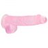 REALROCK - Dildo realista translúcido rosa (15cm)