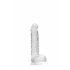 REALROCK - Dildo realista transparente - 15 cm