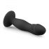 Dildo negro con base adherente