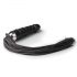 Flogger Easytoys: látigo y dildo silicona (negro)