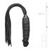 Flogger Easytoys: látigo y dildo silicona (negro)