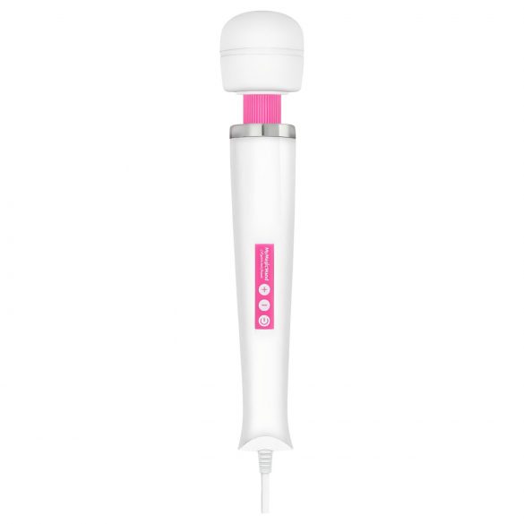 MyMagicWand - potente vibrador masajeador (blanco-rosa)