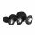 Set de plugs anales Easytoys Diamond (negro)