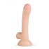 Fantasy Realista Vince - Dildo con escroto y prepucio - 19,5cm (natural)