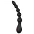 Cheeky Love - Vibrador anal recargable con perlas (negro)