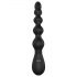 Cheeky Love - Vibrador anal recargable con perlas (negro)