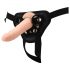 RealStuff Strap-On - delgado dildo ajustable (natural)