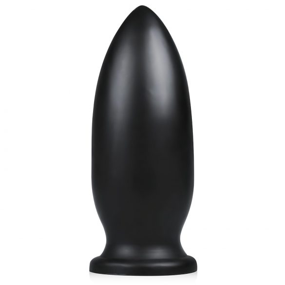 Dildo negro con base ventosa - Yellow Dog BUTTR