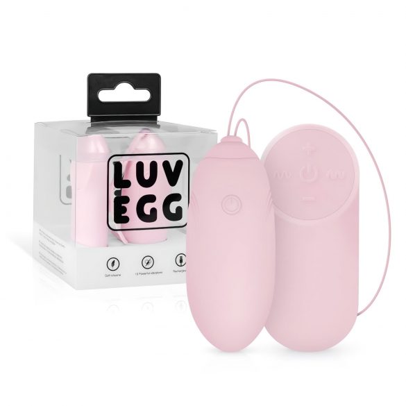 Huevo vibrador recargable con control remoto (rosa)