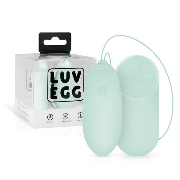 LUV EGG - huevo vibrador inalámbrico recargable (verde)