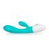 Blis Rabbit Buenas Vibras - Vibrador Recargable con Estimulador de Clítoris (Turquesa)