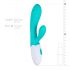 Blis Rabbit Buenas Vibras - Vibrador Recargable con Estimulador de Clítoris (Turquesa)