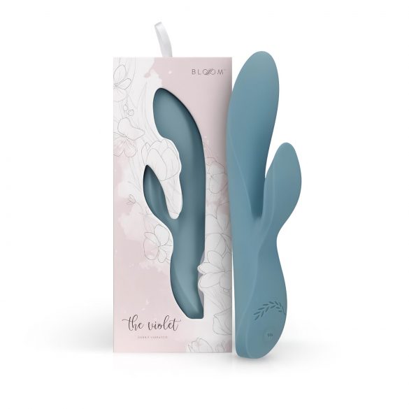 Bloom Conejito Violeta - Vibrador G-punto con brazo, recargable (turquesa)