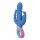 PMV20 Vice Double - Vibrador rotatorio triple (azul)