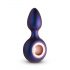 Hueman Deep Space - vibrador anal recargable con anillo de agarre (morado)