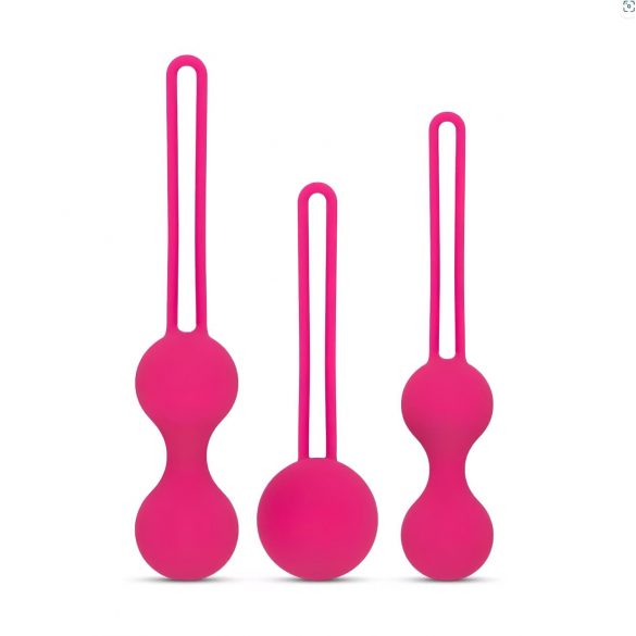 Kit de Bolas Chinas Easytoys - 3 piezas (rosa)