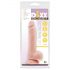 Señor Dixx 19,5cm: Dildo ventosa con testículos, natural