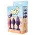 Kit entrenamiento anal - Set de plugs (3 uds) - lila