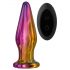 Glamour Glass - vibrador anal de cristal con control remoto (colorido)