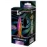 Glamour Glass - vibrador anal de cristal con control remoto (colorido)