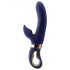 Vibrador Atropos recargable con calor (azul)