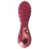 Dinky Jody F. Mini - Mini vibrador recargable con textura en rojo