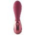 Dinky Jody F. Mini - Mini vibrador recargable con textura en rojo