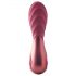 Dinky Jody F. Mini - Mini vibrador recargable con textura en rojo