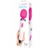 Bodywand Aqua: Vibrador sumergible blanco y rosa