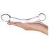 GLAS - Doble placer, dildo de vidrio G-punto (transparente)