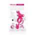 Ohare - Anillo vibrador recargable con conejo (rosa)