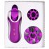 FEELZTOYS Clitella - vibrador rotativo con carga USB (lila)