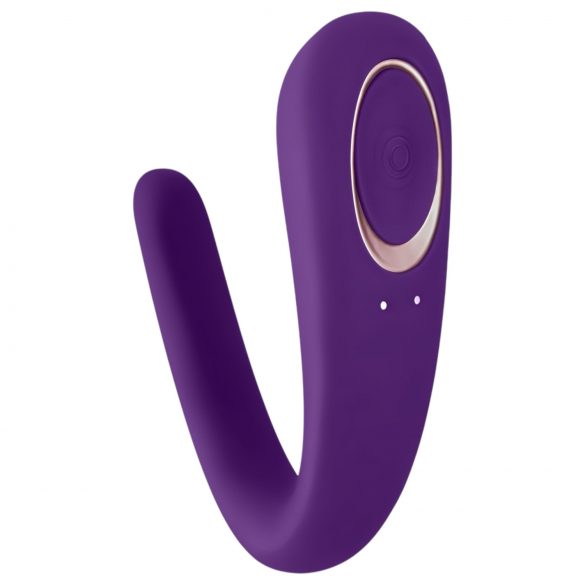 Satisfyer Doble Clásico - pareado vibrador acuático (lila)