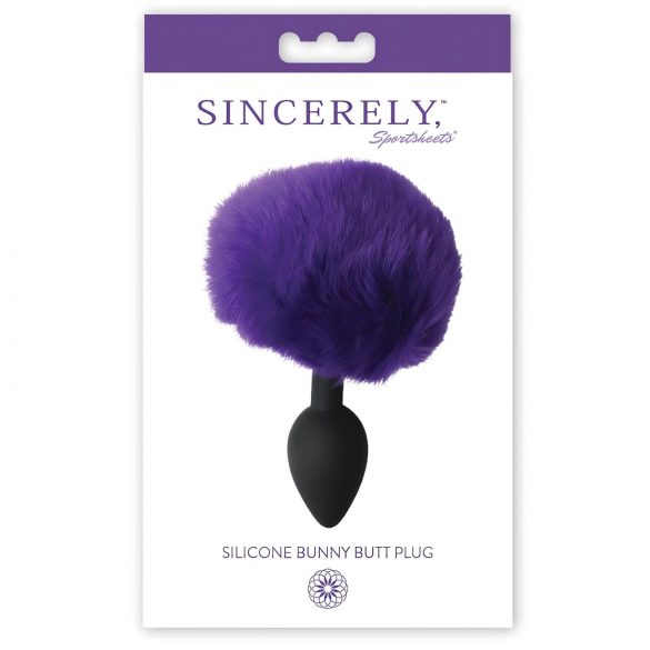 / Sportsheets Sincerely - anal plug with bunny tail (purple)