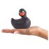 Pato juguetón 2.0 - vibrador clitorial impermeable (negro)