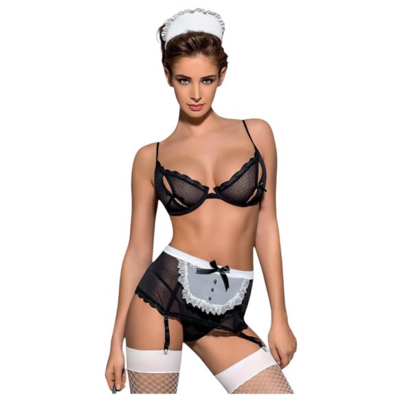 Disfraz de sirvienta Obsessive Maidme, 6 piezas - L/XL