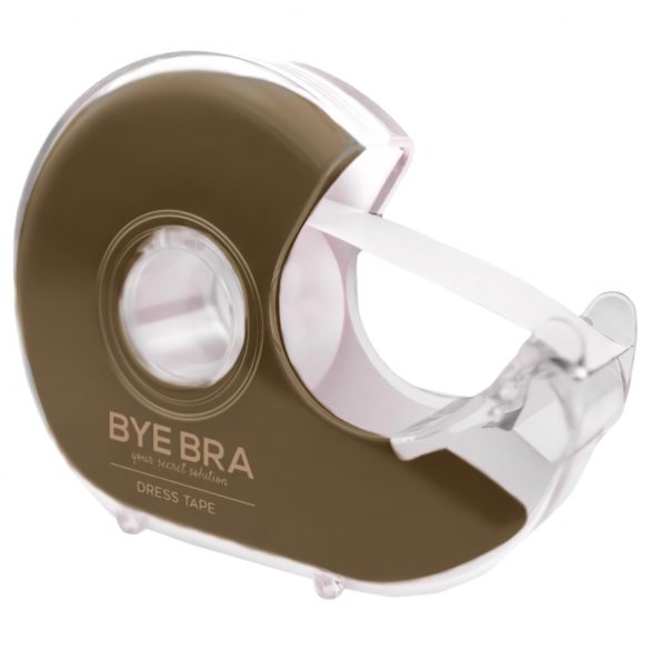 Bye Bra - Cinta adhesiva de doble cara con dispensador (transparente)