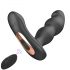 Aixiasia Hiross - vibrador anal giratorio (negro)