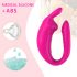 Aixiasia Hera - vibrador rosa para parejas con control remoto